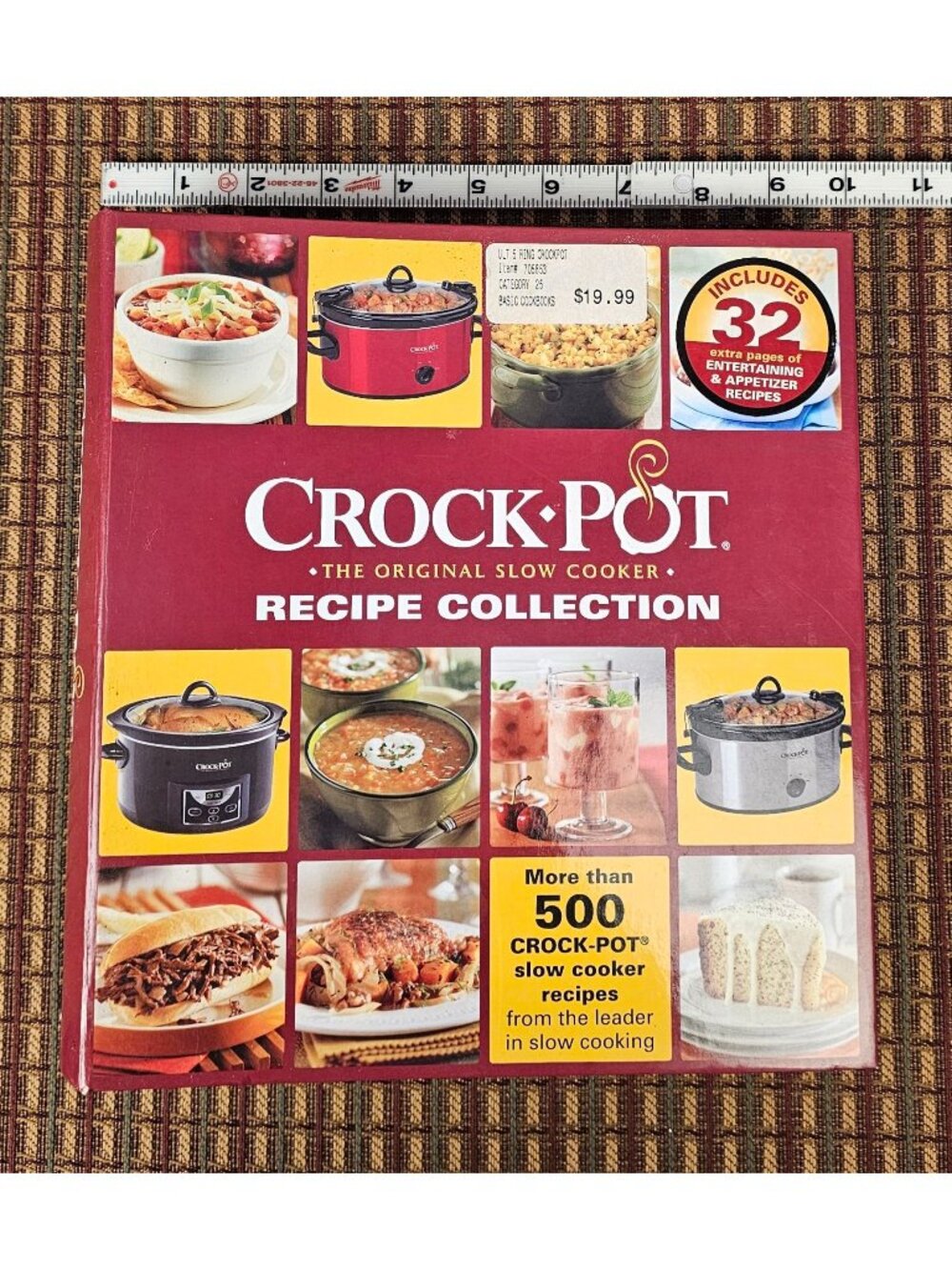 Crock-Pot Recipe Collection Binder With 500+ Recipes & 32 Extra Pages Entertaini